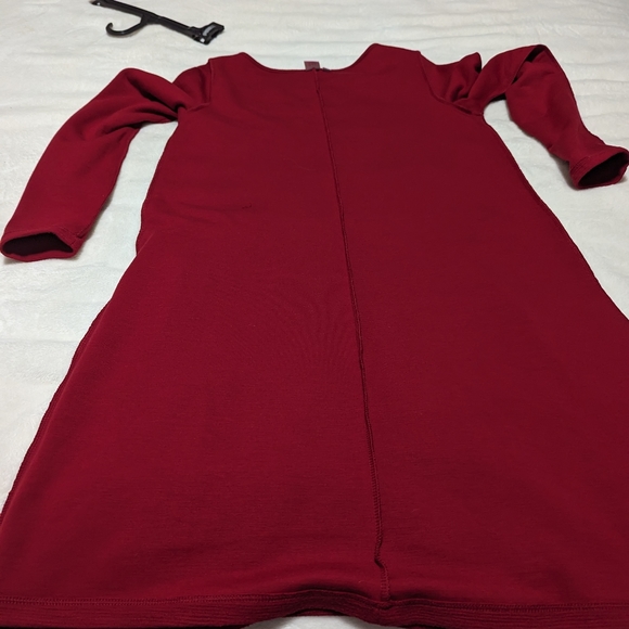 - Gap Red sweater dress with 2 Zippered pockets. Long sleeves - Picture 3 of 9